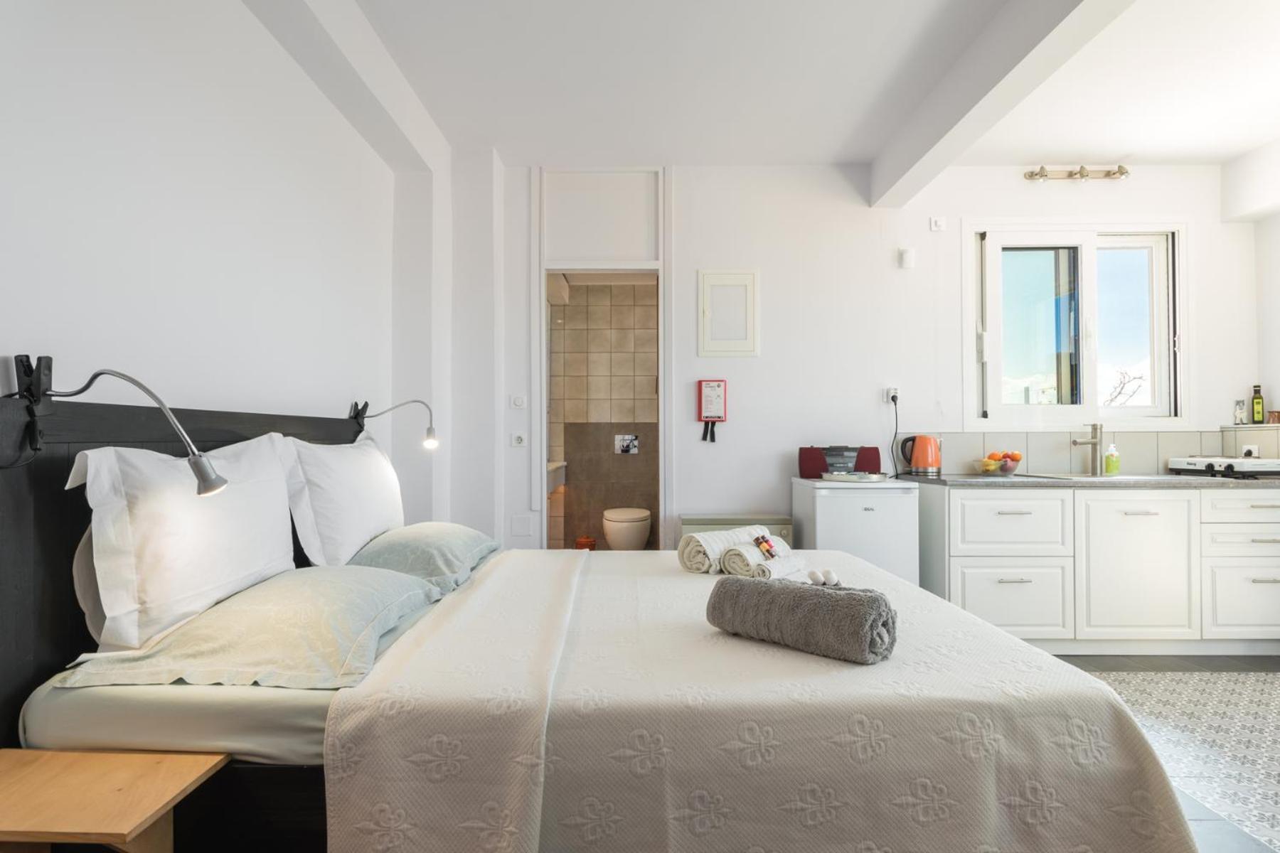 Studio di 22 m² in Appartamento con 1 bagno privato in zona Kalamata Esterno foto